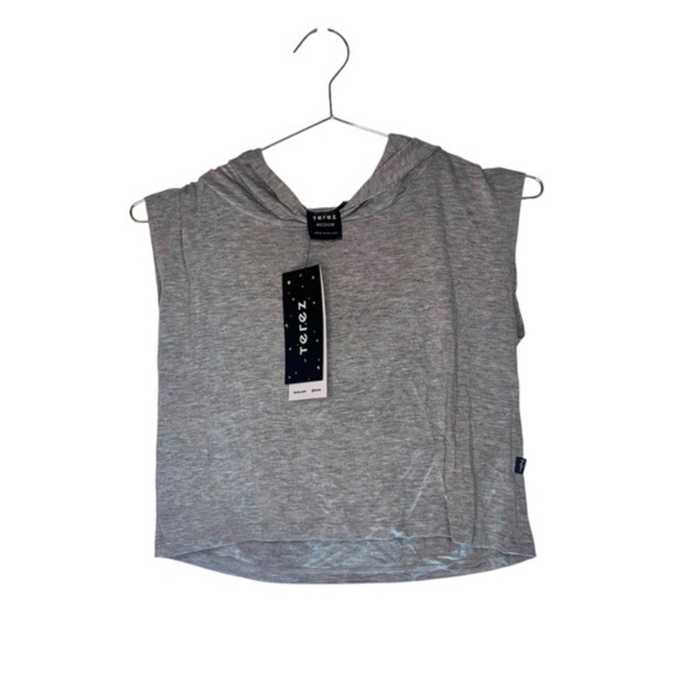 Terez Girls Hooded Tank Top | Size Medium | NWT - Picture 1 of 2